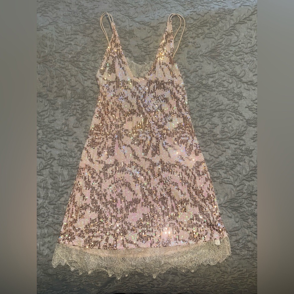 NEW Free People- Intimately Free People Rise & Shine Embellished Slip | Size XS